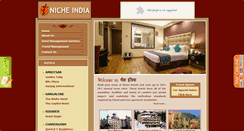 Desktop Screenshot of nicheindiahotels.com